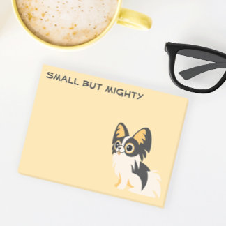 Cute long-haired Chihuahua cartoon Post-it Notes