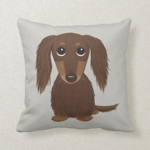 weiner dog pillow