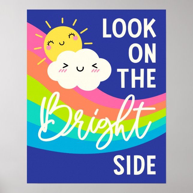 Cute Look on the Bright Side Poster (Front)