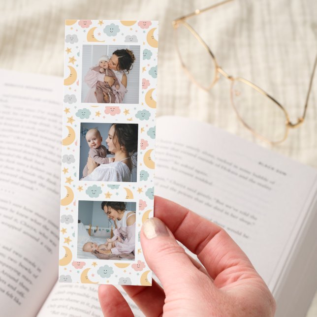 Cute Looking  in the Sky Pattern Bookmarks (Hand)