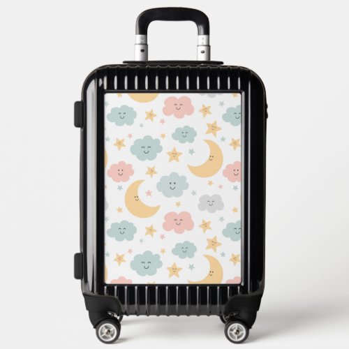 Cute Looking  in the Sky Pattern Luggage