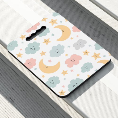 Cute Looking  in the Sky Pattern Seat Cushion