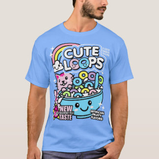 Cute Loops Kawaii Cereal T-Shirt