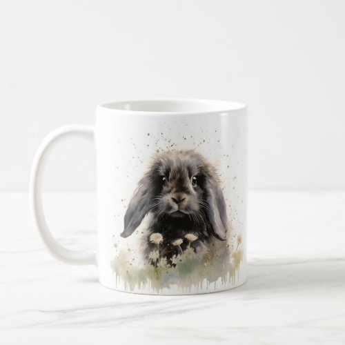 Cute Lop Eared Bunny Coffee Mug