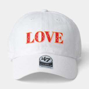 Cute Love 2D Lettering 47 Brand Hat