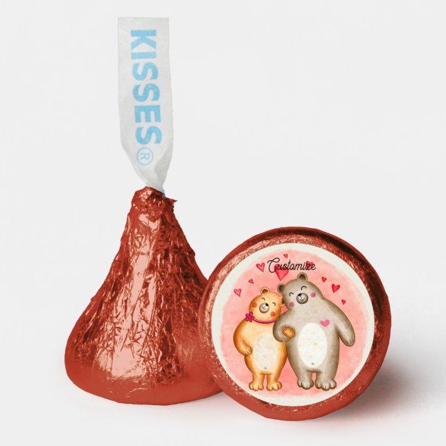 Cute Love Bears Hershey®'s Kisses® (Front)