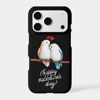 Cute Love Birds & Heart Design for Couples iPhone 17 Pro Case