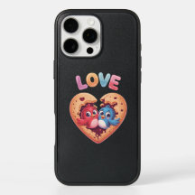 Cute Love Birds in a Heart Cookie