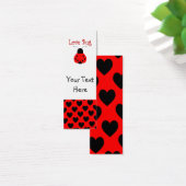 Cute Love Bug Heart Ladybug Bookmark (Desk)
