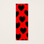 Cute Love Bug Heart Ladybug Bookmark (Back)