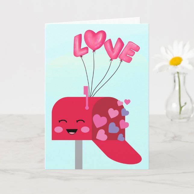 Cute Love Card (Small Plant)