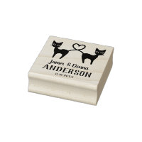 Personalized Wooden Rubber Stamp
