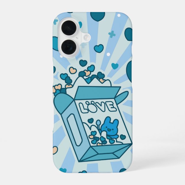 Cute Love Cereal Box Iphone Case (Back)