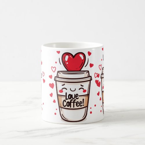 Cute Love Coffee cup design