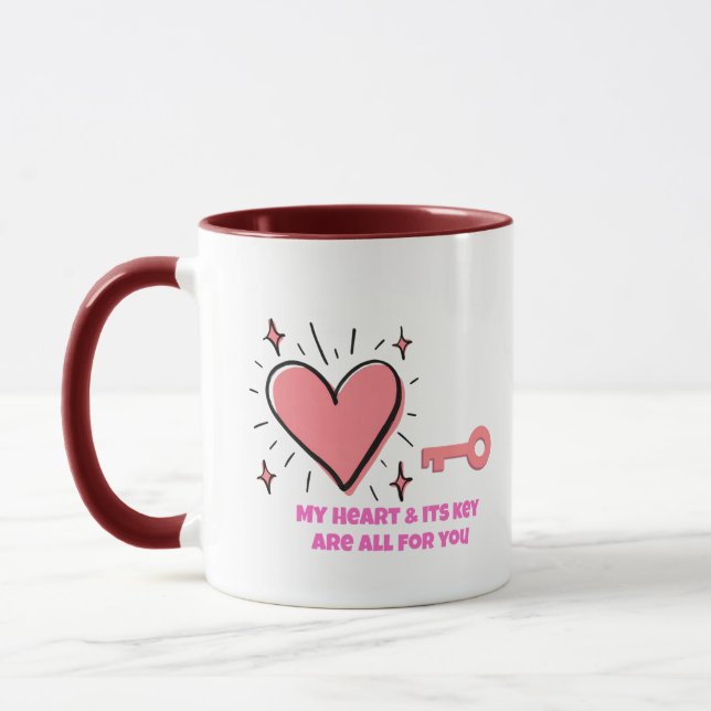 cute Love Coffee Mug (Left)