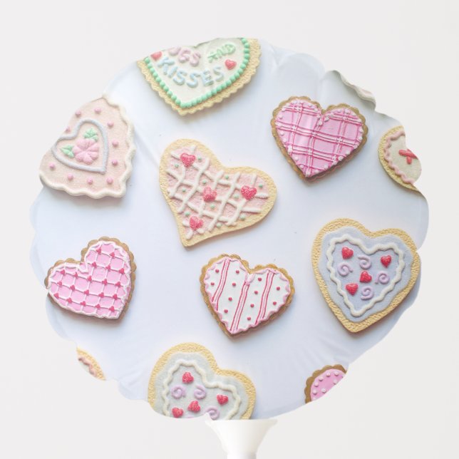 Cute Love Cookies Valentine's Day Balloon (Front)