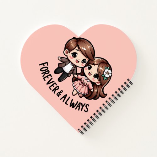Cute Love Couple Notebook