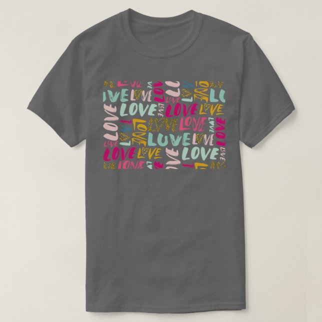 cute love design art T-Shirt (Design Front)