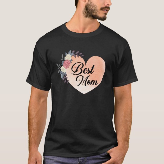 Cute Love Family Matching Motheru2019s Day Mom Wom T-Shirt (Front)