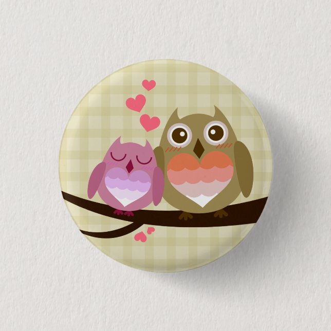 Cute Love Giraffe Butterfly Rainbow Castle & Cloud Pinback Button (Front)