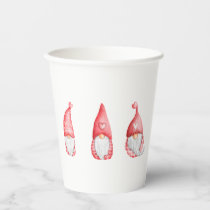 Cute Love Gnomes Valentines Holiday   Paper Cups
