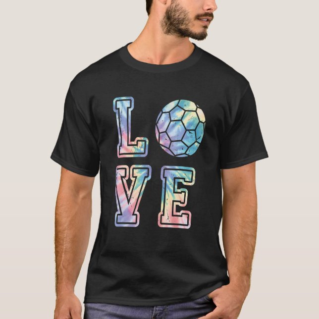 Cute Love Handball Tie Dye Handball For Handball P T-Shirt (Front)