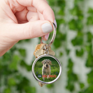 cute love has paws dog lover quotes keychain