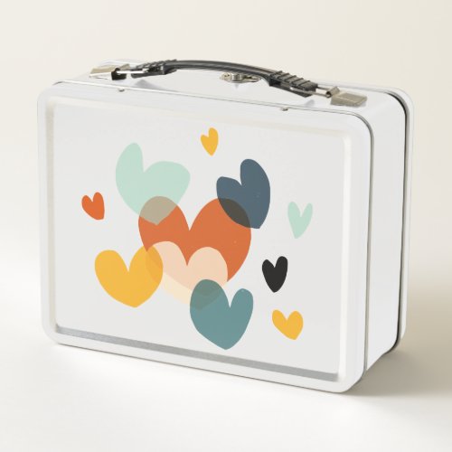 Cute Love Heart Drawings Heart Art Love Art Design Metal Lunch Box