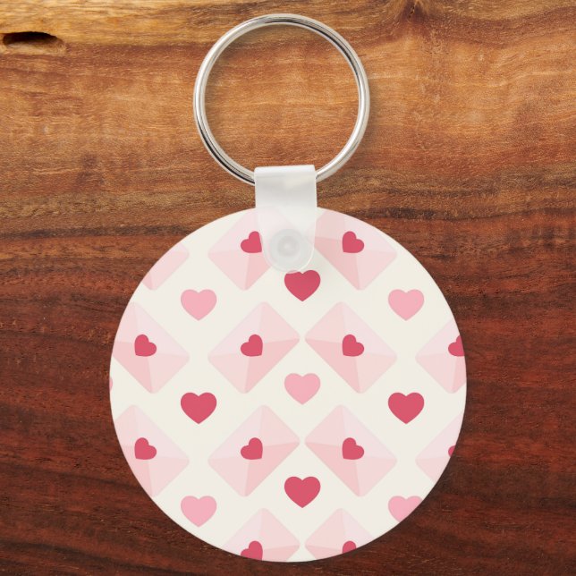 Cute Love Heart Keychain (Front)