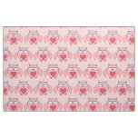 Cute Love Heart Owl Craft Fabric