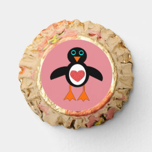 Cute Love Heart Penguin Wedding Reese's Peanut Butter Cups
