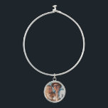 Cute Love Heart Photo Couples Personalized Names Bangle Bracelet<br><div class="desc">Cute Love Heart Photo Couples Personalized Names Bracelets features your favorite photo with a love heart and personalized with your names in modern white script. Personalize by editing the text in the text box provided and adding your own picture. Perfect gifts for couples, girlfriend, wife, sweetheart and more for birthday,...</div>