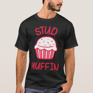 Cute Love Heart Stud Muffin Valentine's Day T-Shirt