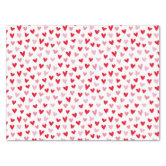 Cute Red and Pink Little Hearts Pattern Tissue Paper | Zazzle