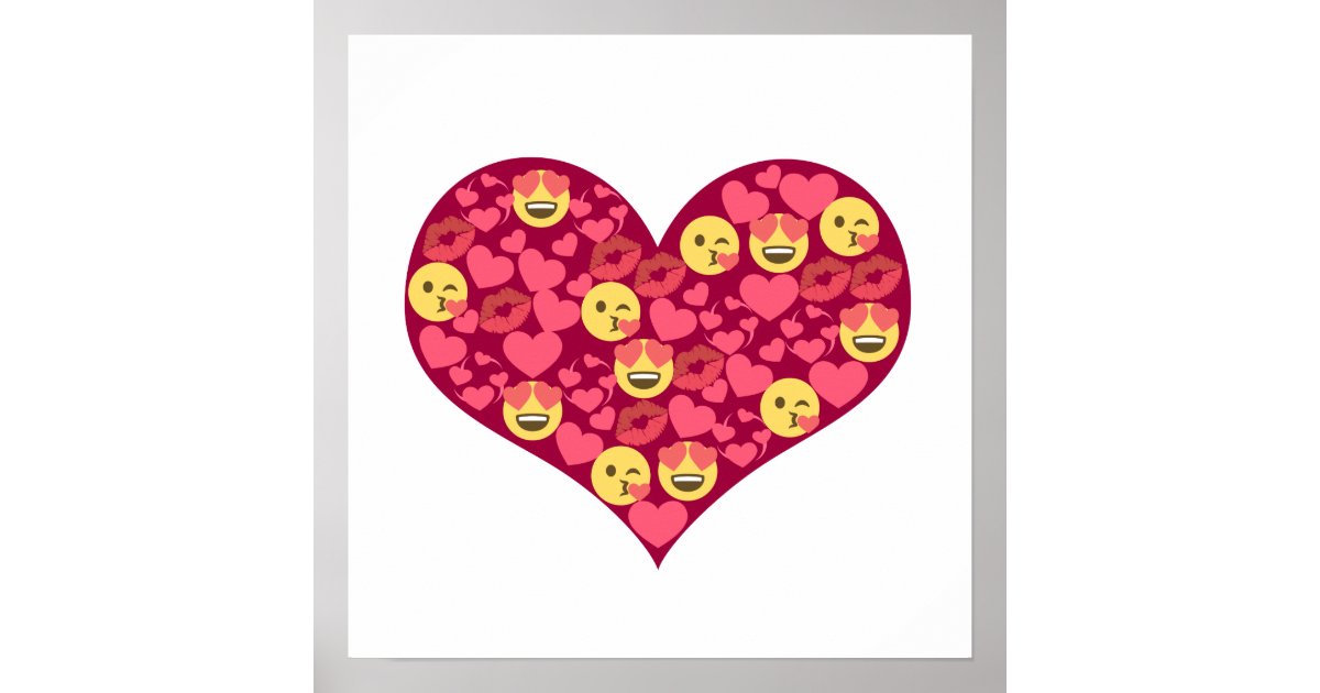 romantic emoji art