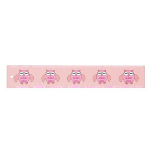 Cute Love Message Owl Ruler
