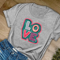 Cute Love Modern Pink Inspirivity T-Shirt