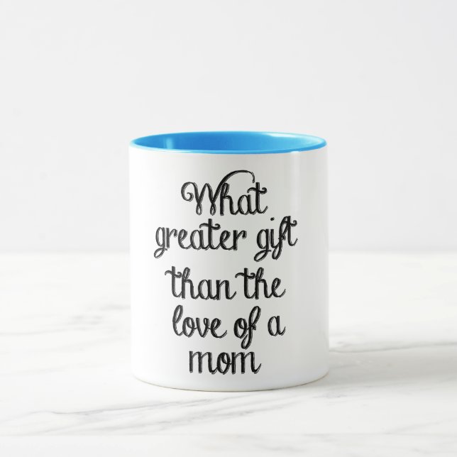 cute love of a mom mother's day gift coffee mug (Center)