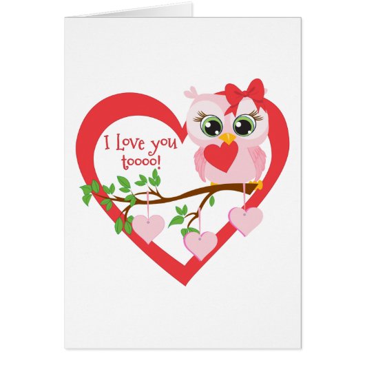 Cute Love Owl (Front)