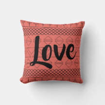 Cute Love Pattern Coral
