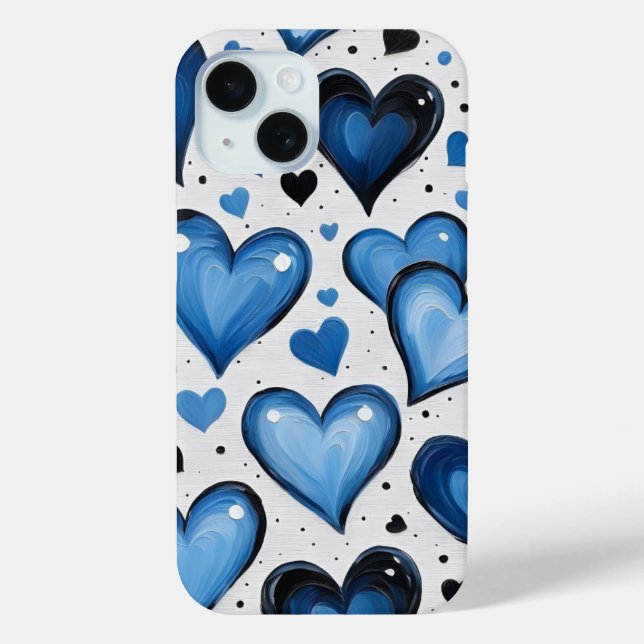 Cute Love Pattern iPhone Cover (Back)
