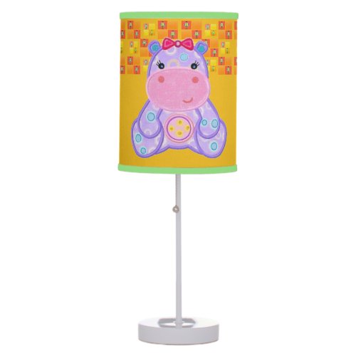 Cute Love Robot Hippo Design Lamp