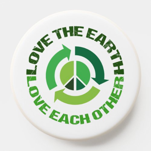 Cute Love The Earth Environmental Activist PopSocket