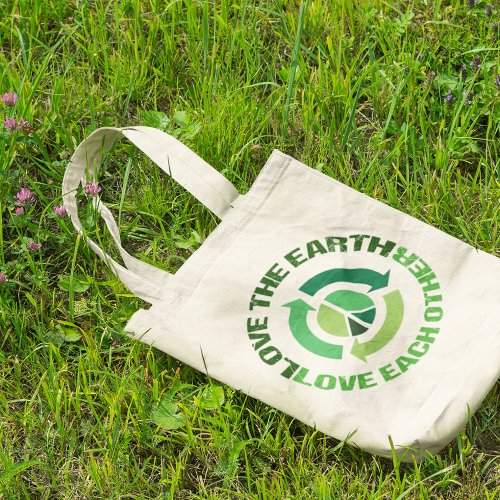 Cute Love The Earth Environmental Activist Tote Bag