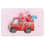 Cute Love Truck Carrying Hearts & Flowers Magnet