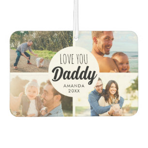 Cute Love You 'Daddy' Custom Photo Collage  Air Freshener