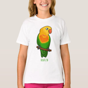 Cute lovebird cartoon parrot T-Shirt