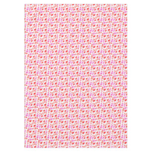 Cute Lovebirds watercolor tablecloth