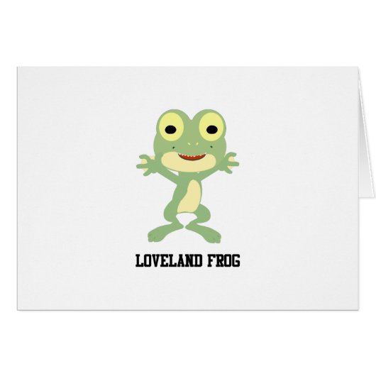 Cute Loveland Frog Cards (Front Horizontal)