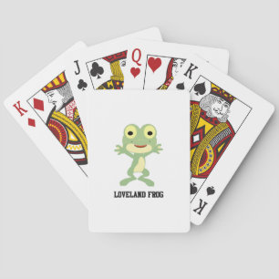 Cute Loveland Frog Poker Cards